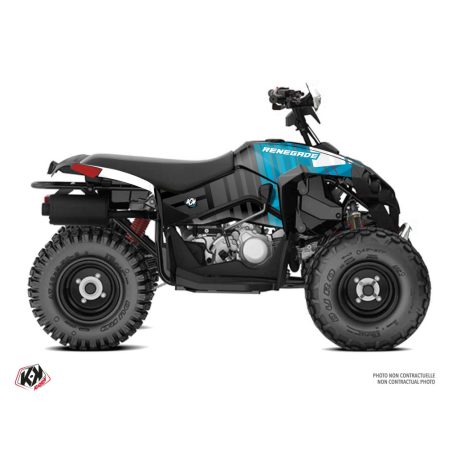 Karosszéria védő dekor matrica készlet Quad CAN-AM Kinetik Turquoise Széria