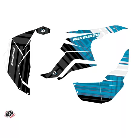 Karosszéria védő dekor matrica készlet Quad CAN-AM Kinetik Turquoise Széria