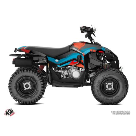 Karosszéria védő dekor matrica készlet Quad CAN-AM Kliff Turquoise Széria