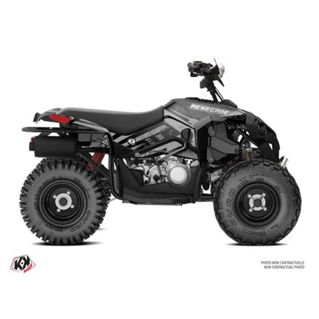 Karosszéria védő dekor matrica készlet Quad CAN-AM Kollector Szürke Széria