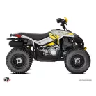 Karosszéria védő dekor matrica készlet Quad CAN-AM Kollector Szürke/Sárga Széria