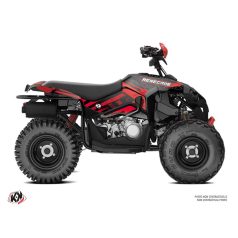   Karosszéria védő dekor matrica készlet Quad CAN-AM Kollector Piros Széria