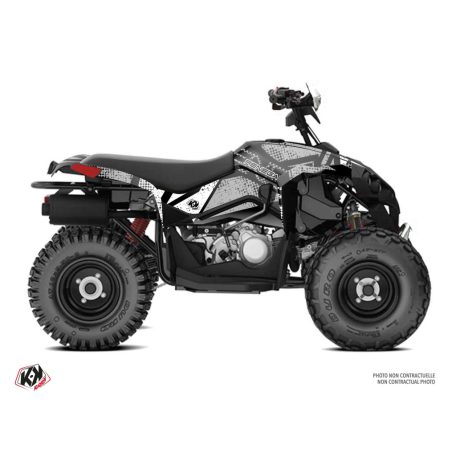 Karosszéria védő dekor matrica készlet Quad CAN-AM Kraft Szürke Széria