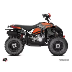   Karosszéria védő dekor matrica készlet Quad CAN-AM Kraft Piros Széria