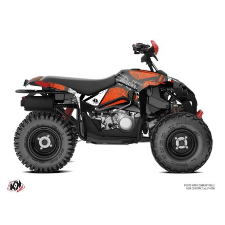 Karosszéria védő dekor matrica készlet Quad CAN-AM Kraft Piros Széria