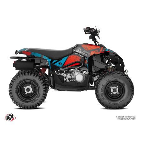 Karosszéria védő dekor matrica készlet Quad CAN-AM Kraft Turquoise Széria