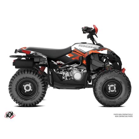 Karosszéria védő dekor matrica készlet Quad CAN-AM Lane Piros Széria