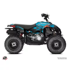   Karosszéria védő dekor matrica készlet Quad CAN-AM Lane Turquoise Széria
