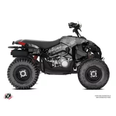  Karosszéria védő dekor matrica készlet Quad CAN-AM Leaf Szürke Széria