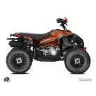 Karosszéria védő dekor matrica készlet Quad CAN-AM Leaf Piros Széria