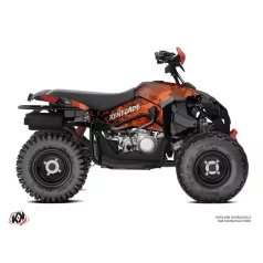   Karosszéria védő dekor matrica készlet Quad CAN-AM Leaf Piros Széria