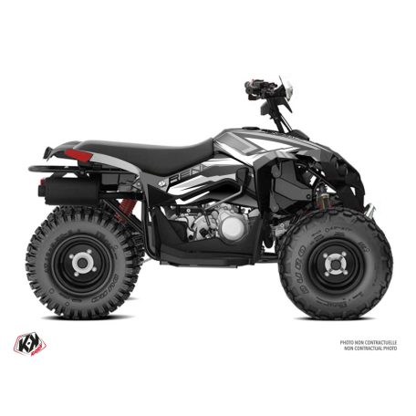 Karosszéria védő dekor matrica készlet Quad CAN-AM Spear Szürke Széria
