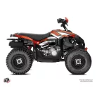Karosszéria védő dekor matrica készlet Quad CAN-AM Spear Piros Széria