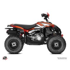   Karosszéria védő dekor matrica készlet Quad CAN-AM Spear Piros Széria