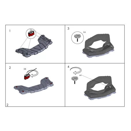 VENTURER PRO CF MOTO ATV / QUAD első túradoboz (CF 650 / 850 /1000, 2024 -)